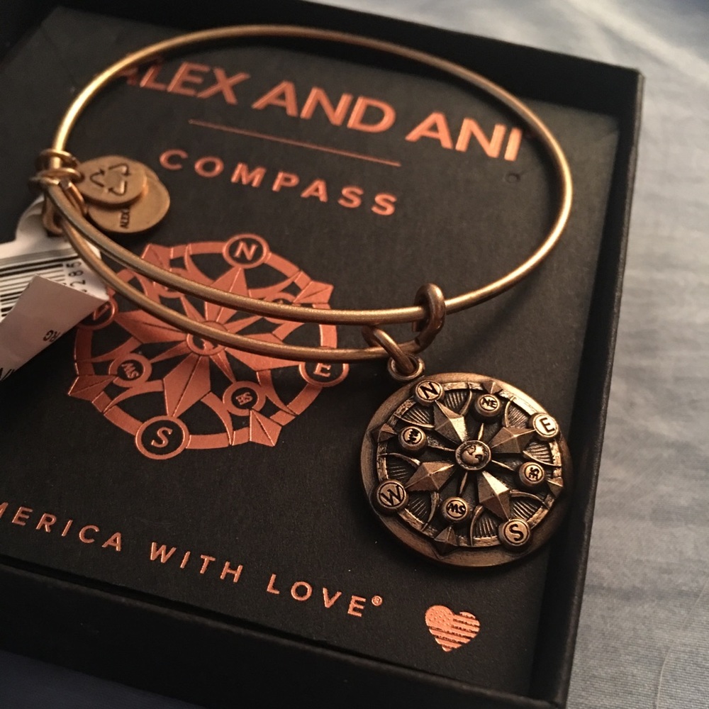 Alex and Ani Compass bracelet